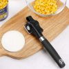 Safe Cut Can Opener; Smooth Edge Can Opener handheld; Food Grade Stainless Steel Cutting Can Opener for Kitchen &amp; Restaurant