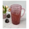 Leading Ware 2.5 Quarts Water Pitcher with Lid, Paisley Unbreakable Plastic Pitcher, Drink Pitcher, Juice Pitcher with Spout BPA Free