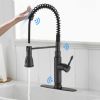 Stainless steel kitchen faucet